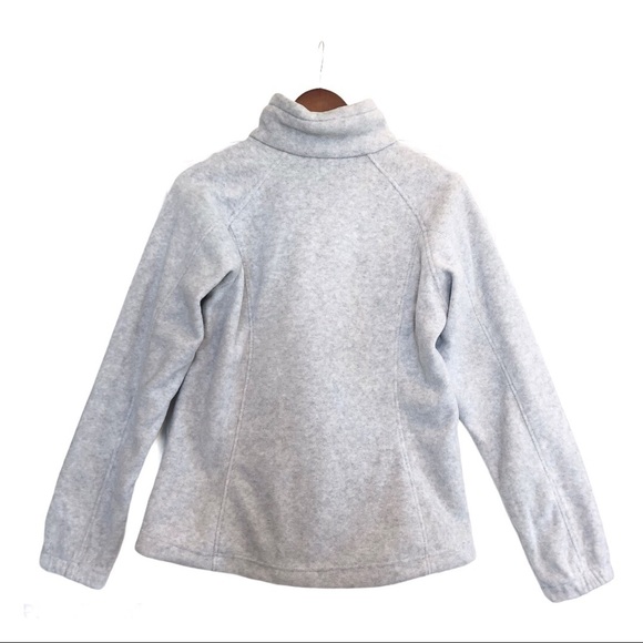 Columbia Fleece Jacket, Light Grey, Medium - Picture 2 of 8
